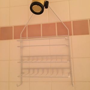 White Shower Caddy